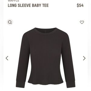 Skims Long Sleeve Baby Tee